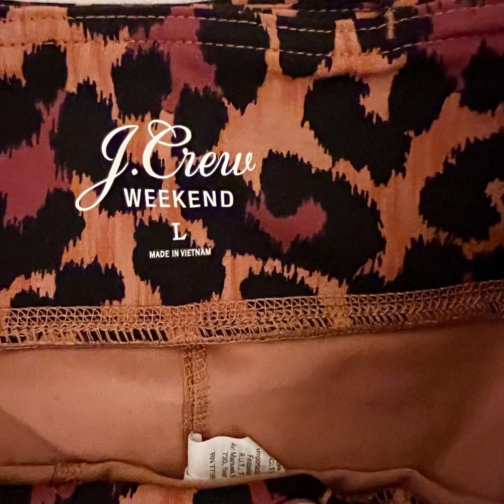 J Crew weekend leopard print leggings - Picture 5 of 9